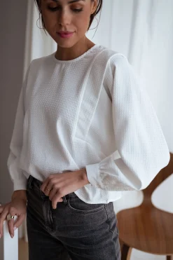 Best Blouse Lindy - écrueEasy Clothes Femme Chemisiers & Blouses