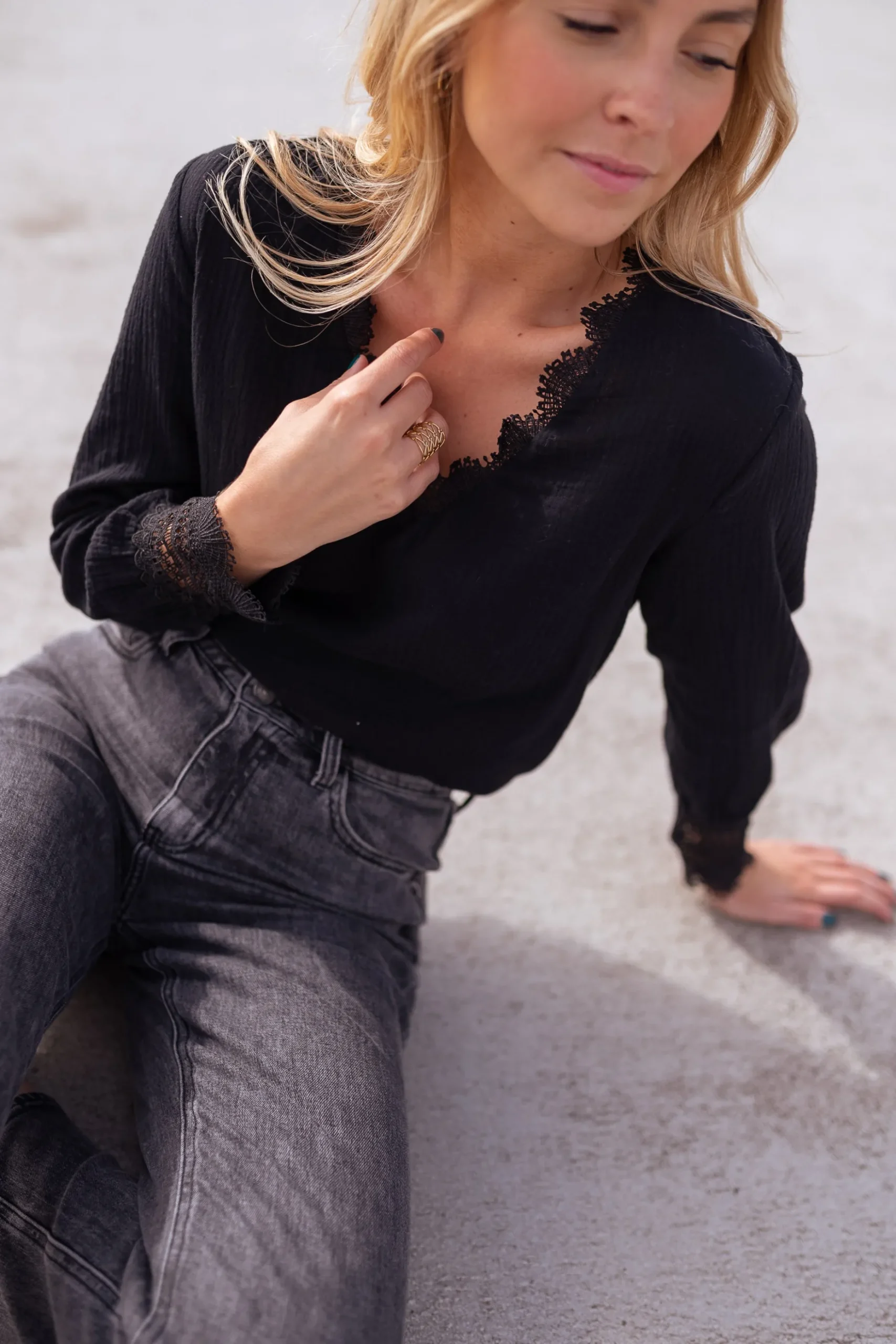 Sale Blouse Marka - noireEasy Clothes Femme Chemisiers & Blouses