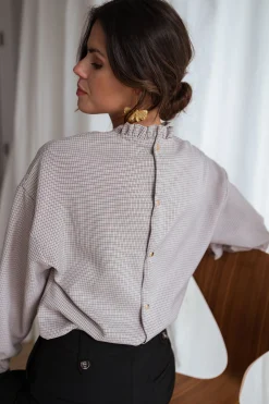 Clearance Blouse Maryse - à carreauxEasy Clothes Femme Chemisiers & Blouses