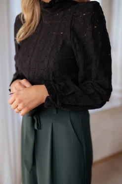 Discount Blouse Meven - noireEasy Clothes Femme Chemisiers & Blouses