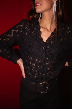 Sale Blouse Morgane - noireEasy Clothes Femme Chemisiers & Blouses