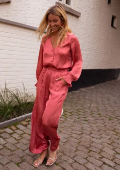 Online Blouse Nadège - Vieux Rose - Effet Soie - Légère & FluideEasy Clothes Femme Chemisiers & Blouses