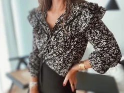 Flash Sale Blouse Ophé - noireEasy Clothes Femme Chemisiers & Blouses