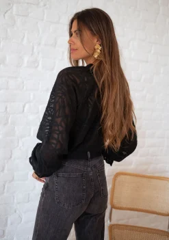 Flash Sale Blouse Salima - noireEasy Clothes Femme Chemisiers & Blouses