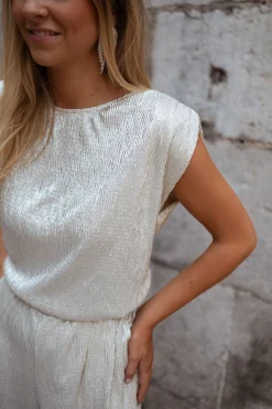 Sale Blouse Thelma - argentéeEasy Clothes Femme Chemisiers & Blouses