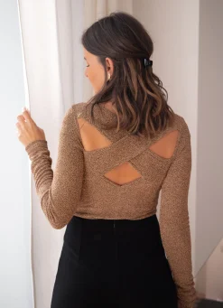 Store Body Lili CREATION - doré à paillettesEasy Clothes Femme Body & Lingerie