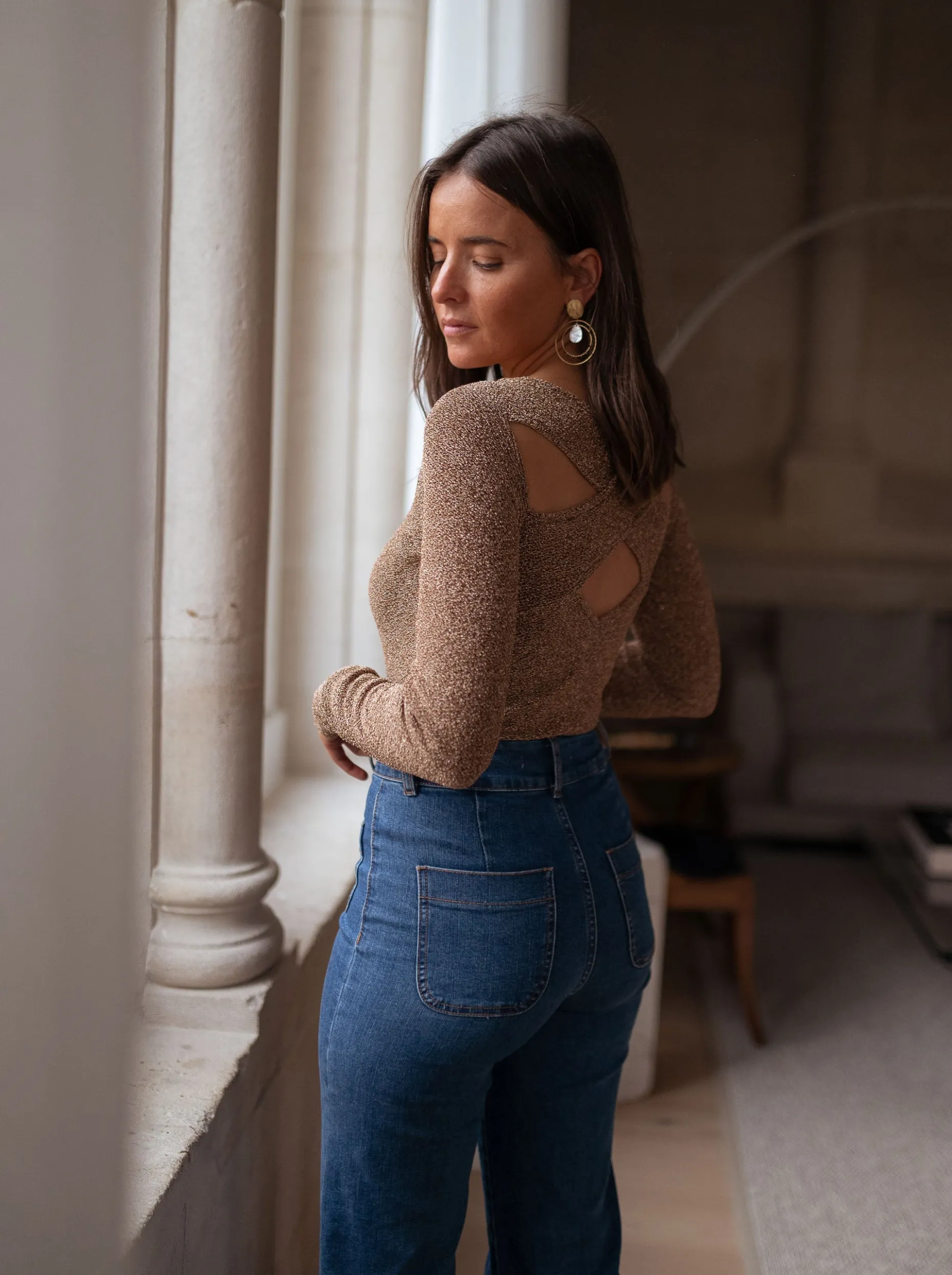 Store Body Lili CREATION - doré à paillettesEasy Clothes Femme Body & Lingerie