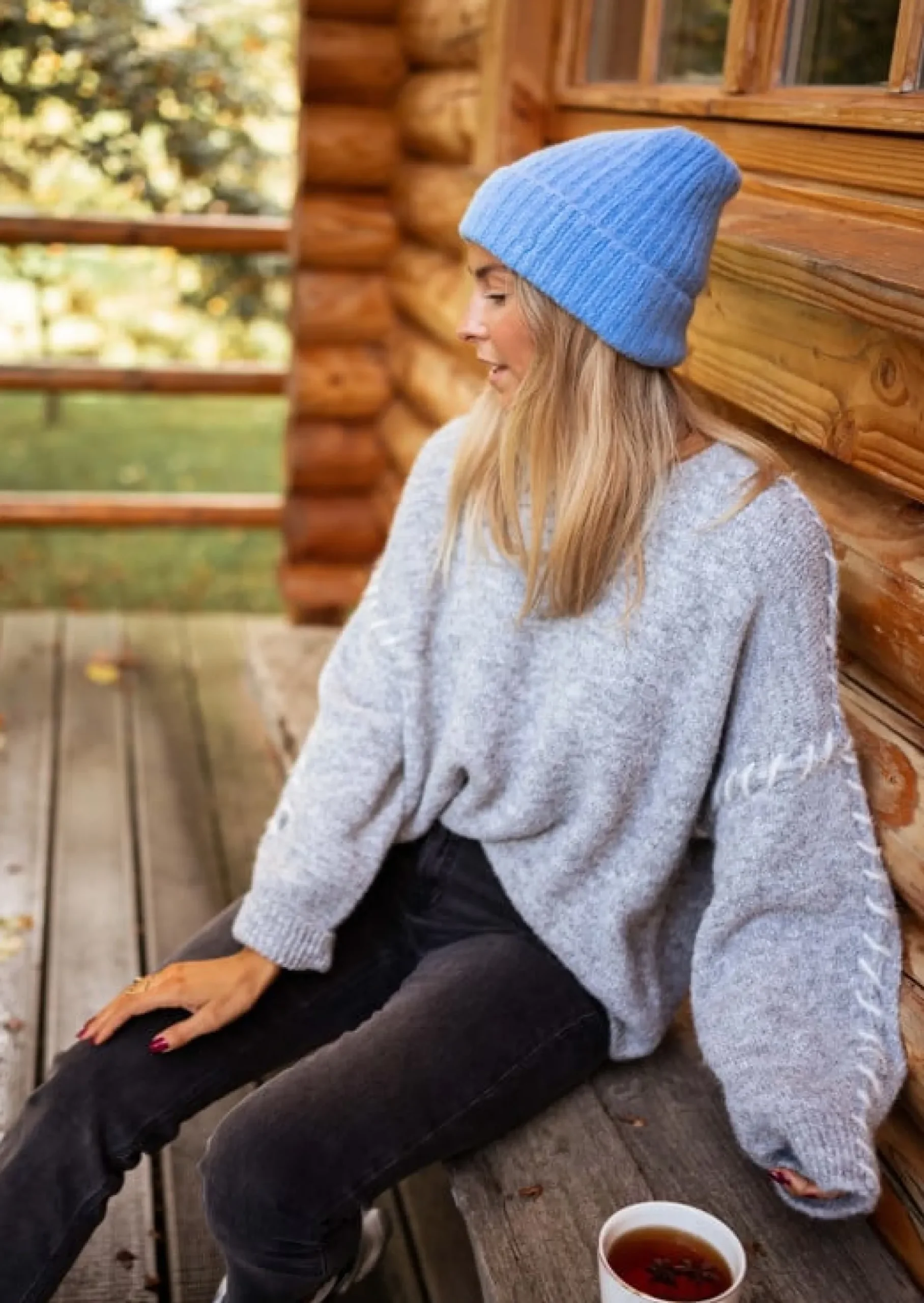 Online Bonnet Sama - Bleu - En Maille & DouxEasy Clothes Bonnets & Gants