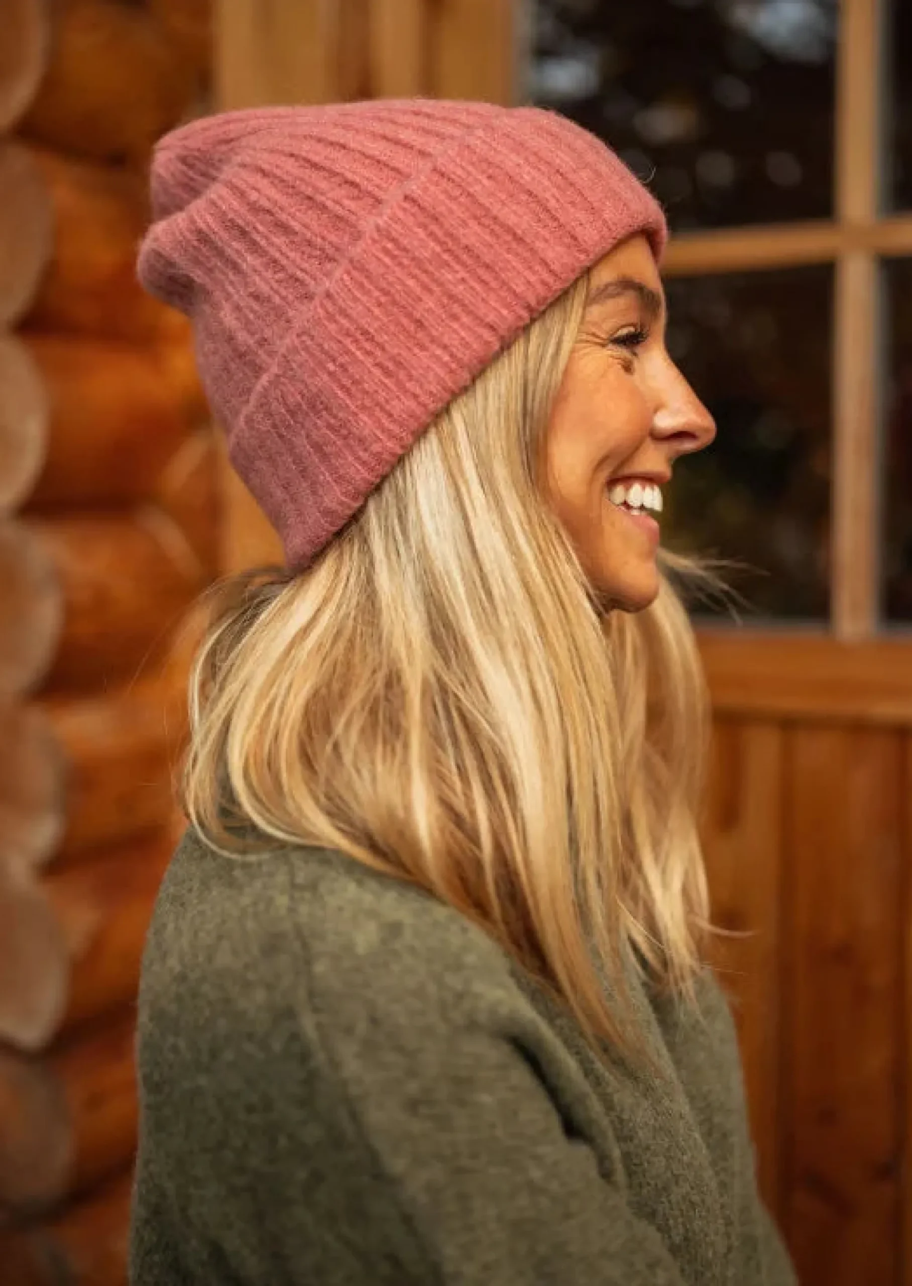 Clearance Bonnet Sama - Rose - En Maille & DouxEasy Clothes Bonnets & Gants