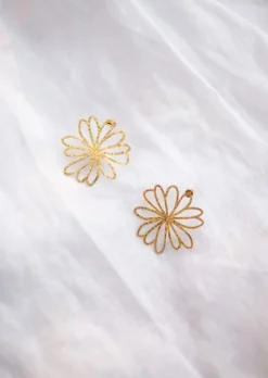 Clearance Boucles d’Oreilles Djena - Dorées - FleurEasy Clothes Boucles d'oreilles