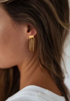 Discount Boucles d’oreilles Giam - doréesEasy Clothes Boucles d'oreilles