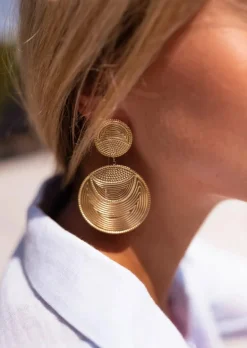 Shop Boucles d’oreilles Gory dorées | Boucles d’oreilles habillées | Prêt-à-porter en ligne | Easy Clothes Boucles d'oreilles