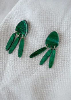 New Boucles d’oreilles Syla - vertesEasy Clothes Boucles d'oreilles