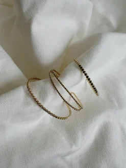 Cheap Bracelet Riles - noir et doréEasy Clothes Bracelets