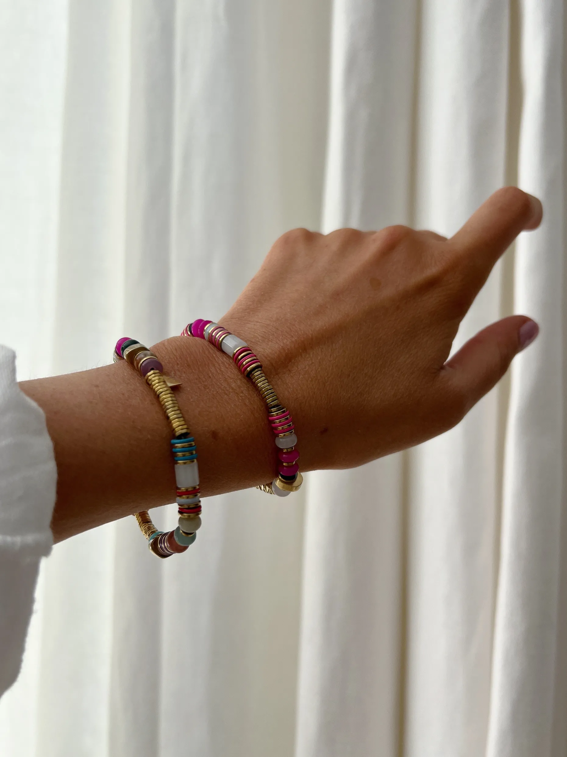 Fashion Bracelet Soizic - à perles vertesEasy Clothes Bracelets