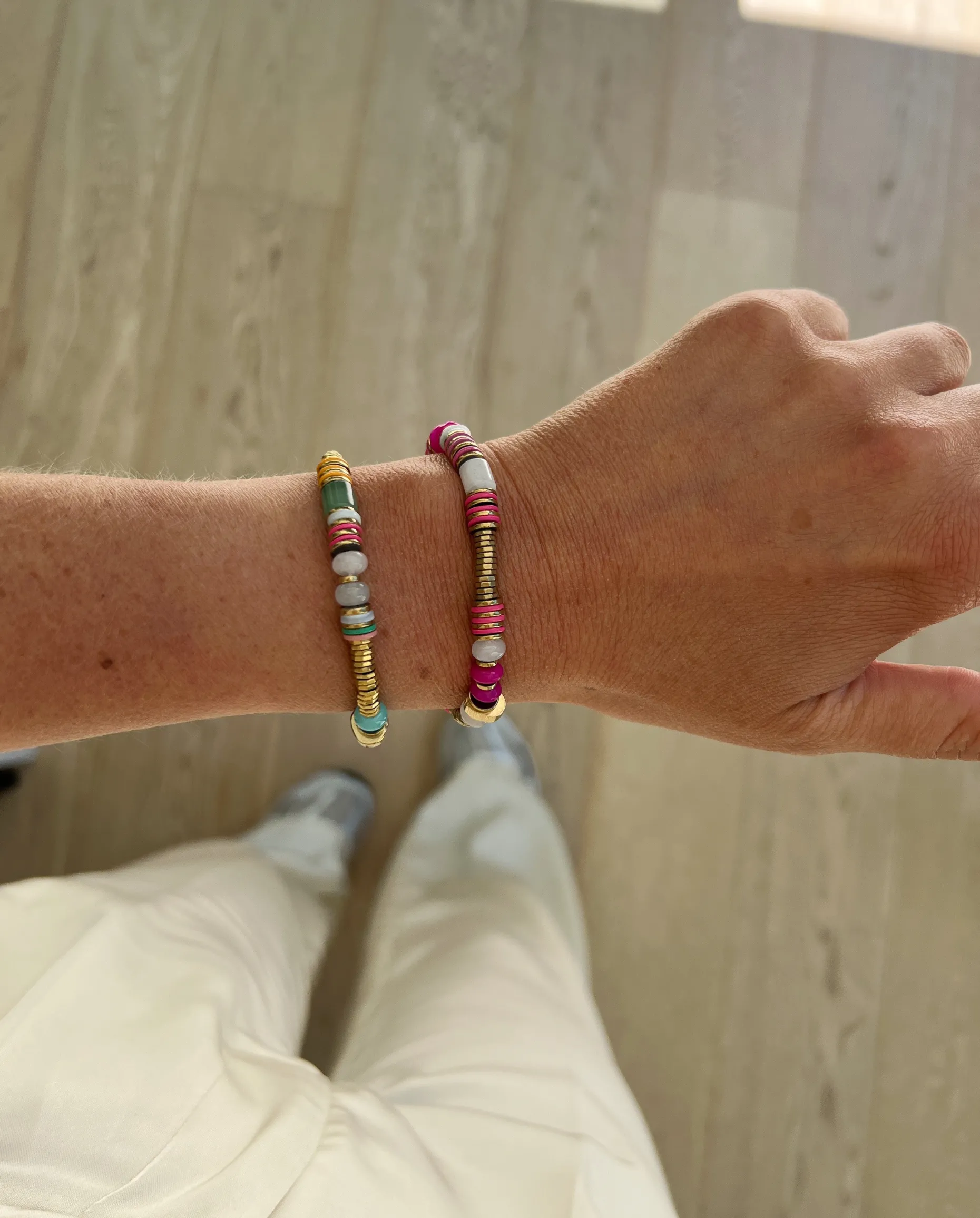 Fashion Bracelet Soizic - à perles vertesEasy Clothes Bracelets