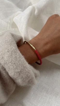 Shop Bracelet Vienne - doré et roseEasy Clothes Bracelets