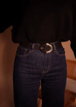 Online Ceinture Noire - Jako - Finition DoréeEasy Clothes Ceintures