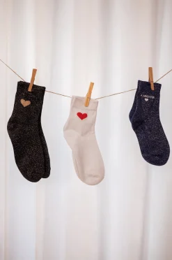 Online Chaussettes - Amour - PaillettesEasy Clothes Chaussettes