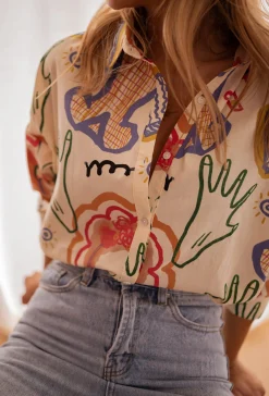 Outlet Chemise - Lou - A motifsEasy Clothes Femme Chemisiers & Blouses