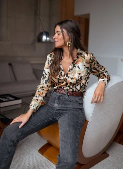 New Chemise Anais à motifs | Chemise classique femme | Prêt-à-porter en ligne | Easy Clothes Femme Chemisiers & Blouses