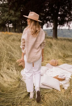 Cheap Chemise Arkie - beige en linEasy Clothes Femme Chemisiers & Blouses