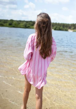 Cheap Chemise Arsen - rose à lignesEasy Clothes Femme Chemisiers & Blouses