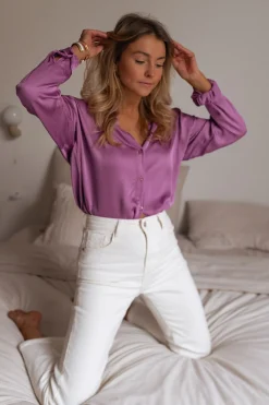 Best Sale Chemise Britte - mauveEasy Clothes Femme Chemisiers & Blouses
