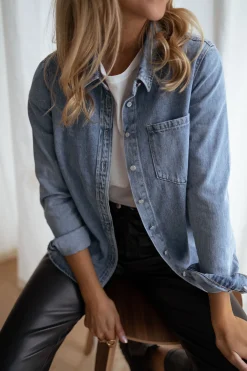 Sale Chemise Célia - en jeansEasy Clothes Femme Chemisiers & Blouses