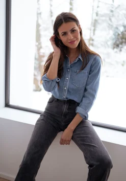 Sale Chemise Célia - en jeansEasy Clothes Femme Chemisiers & Blouses