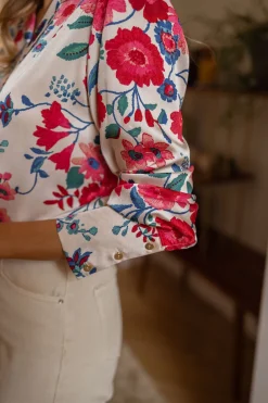 Store Chemise Cuba - à fleursEasy Clothes Femme Chemisiers & Blouses