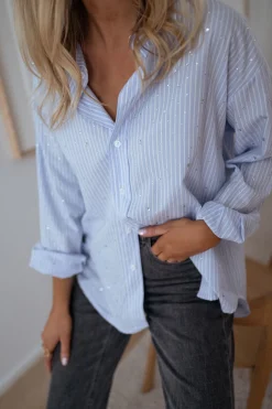 Online Chemise Ditte - à lignes et à strassEasy Clothes Femme Chemisiers & Blouses