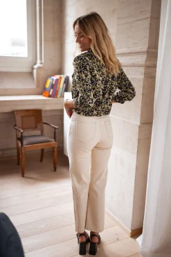 Hot Chemise Elisa - verte et bleueEasy Clothes Femme Chemisiers & Blouses