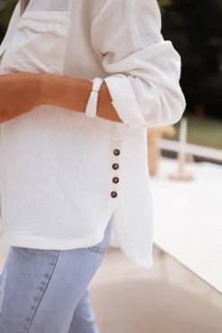 Cheap Chemise Fanny - blancheEasy Clothes Femme Chemisiers & Blouses