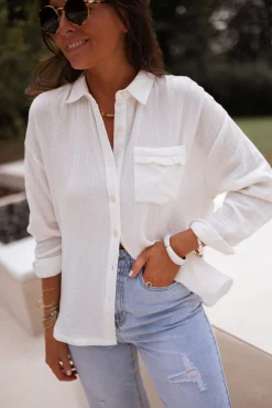 Cheap Chemise Fanny - blancheEasy Clothes Femme Chemisiers & Blouses