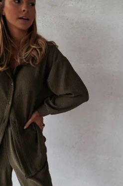 Sale Chemise Larissa - kakiEasy Clothes Femme Chemisiers & Blouses