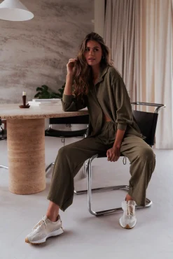 Sale Chemise Larissa - kakiEasy Clothes Femme Chemisiers & Blouses