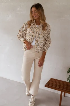 Best Sale Chemise Maelys - écrue à fleursEasy Clothes Femme Chemisiers & Blouses