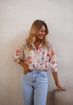 Online Chemise Soélie - Colorée - Motifs GéométriquesEasy Clothes Femme Chemisiers & Blouses