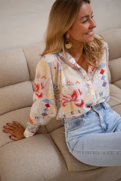 Online Chemise Soélie - Colorée - Motifs GéométriquesEasy Clothes Femme Chemisiers & Blouses