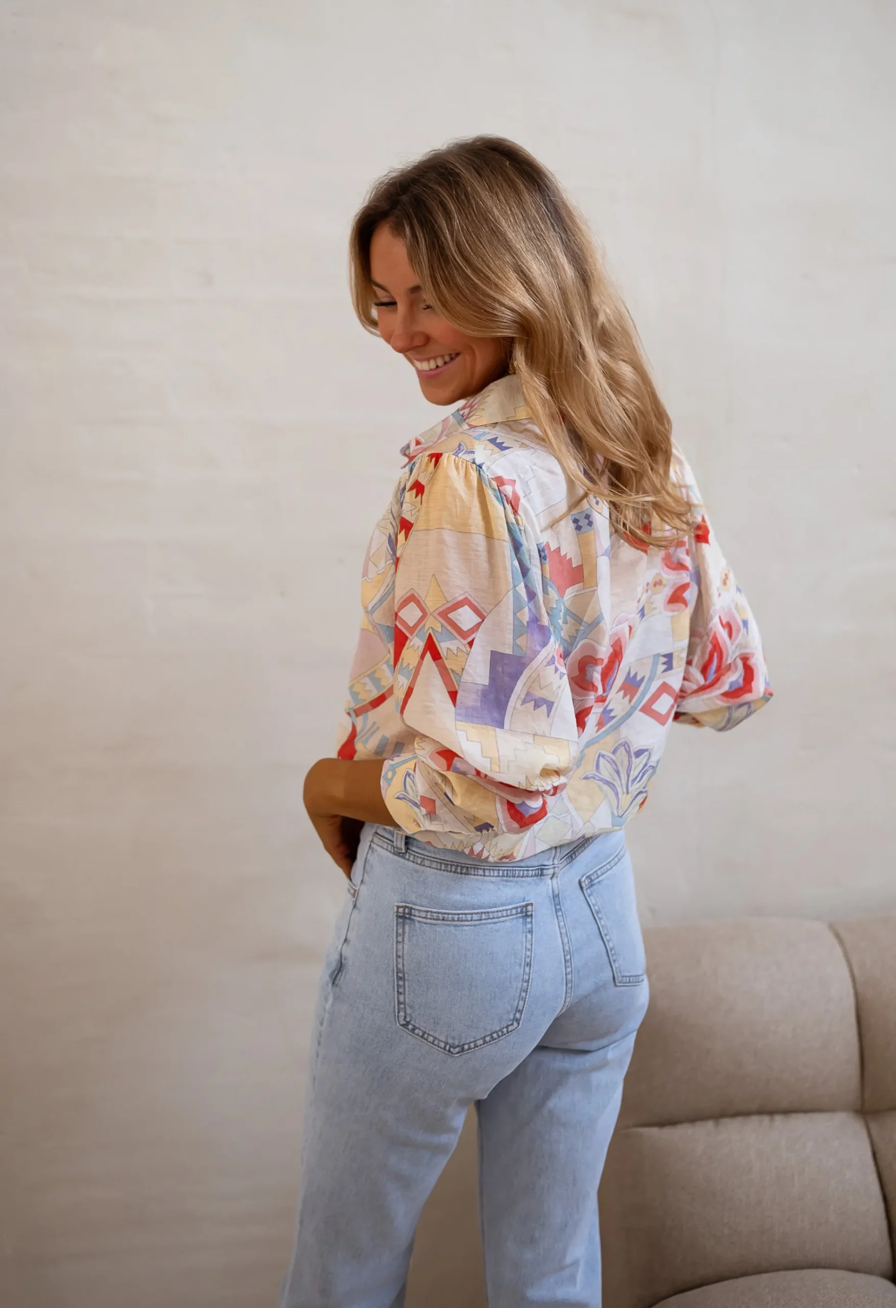 Online Chemise Soélie - Colorée - Motifs GéométriquesEasy Clothes Femme Chemisiers & Blouses