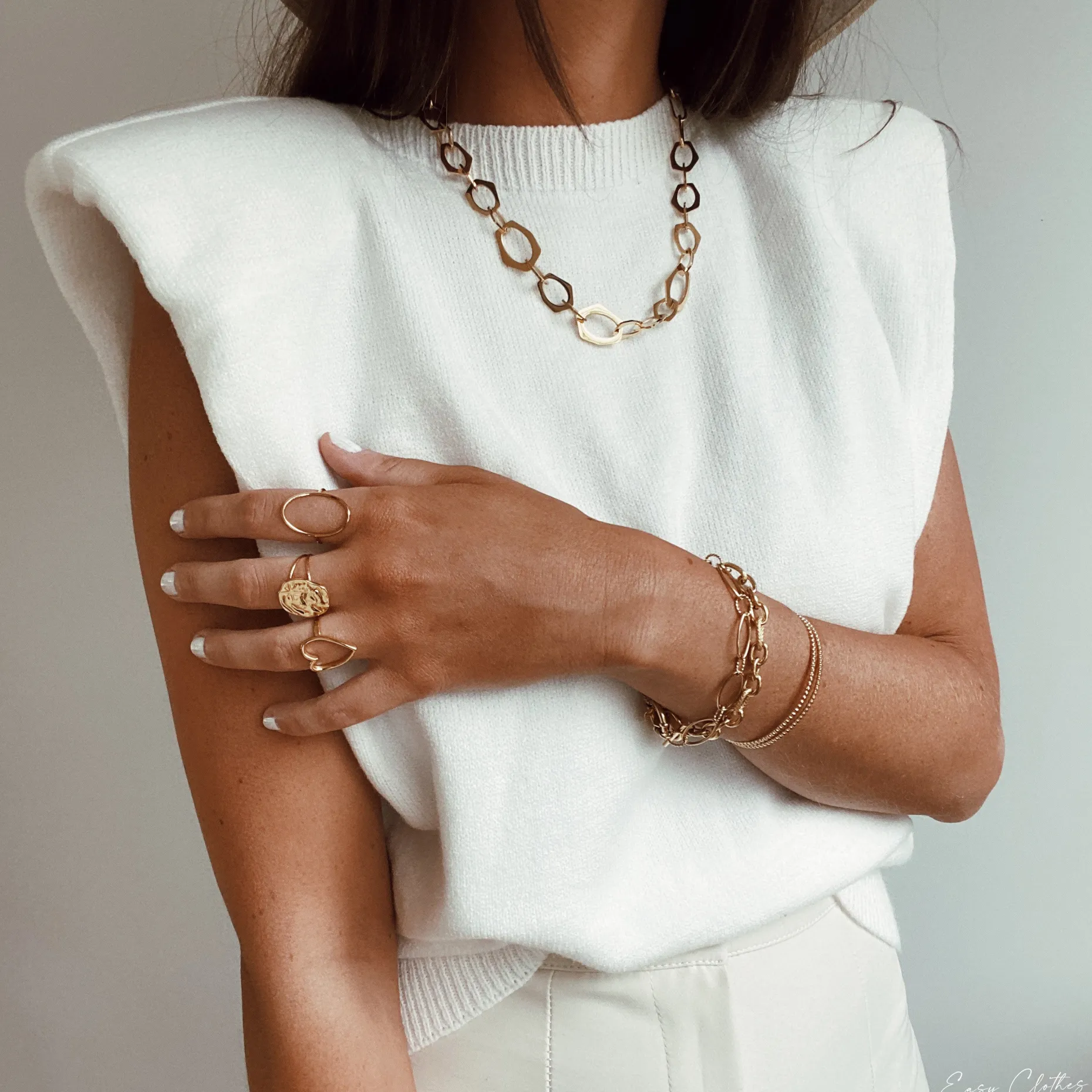 Clearance Collier Elanou - doréEasy Clothes Colliers