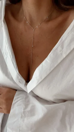 Cheap Collier Eryn argenté | Collier argenté multi-rangs | prêt-à-porter en ligne | Easy Clothes Colliers