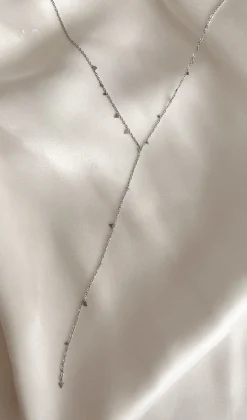 Cheap Collier Eryn argenté | Collier argenté multi-rangs | prêt-à-porter en ligne | Easy Clothes Colliers