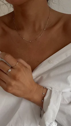 Hot Collier Joury - argentéEasy Clothes Colliers