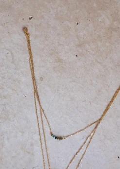 Best Collier Leora doré | Collier triple rangs | Prêt-à-porter en ligne | Easy Clothes Colliers