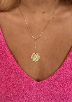 Shop Collier Malla doré | Collier médaillon | Prêt-à-porter en ligne | Easy Clothes Colliers
