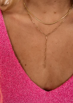 Fashion Collier Orso doré | Collier fin en mailles | Prêt-à-porter en ligne | Easy Clothes Colliers