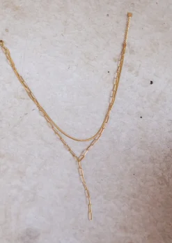 Fashion Collier Orso doré | Collier fin en mailles | Prêt-à-porter en ligne | Easy Clothes Colliers