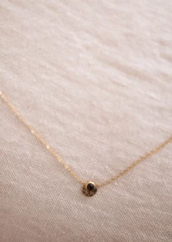 Best Sale Collier Reno Doré - Perle Noire - Bijoux Easy Clothes Colliers